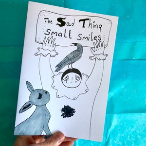 The Sad Thing Small Smiles // A5 Self Love //Self Care Activity and Colouring Zine image 9