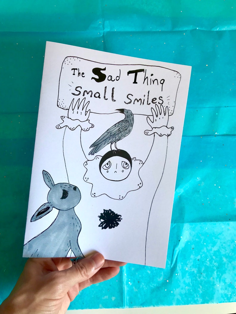 The Sad Thing Small Smiles // A5 Self Love //Self Care Activity and Colouring Zine image 9
