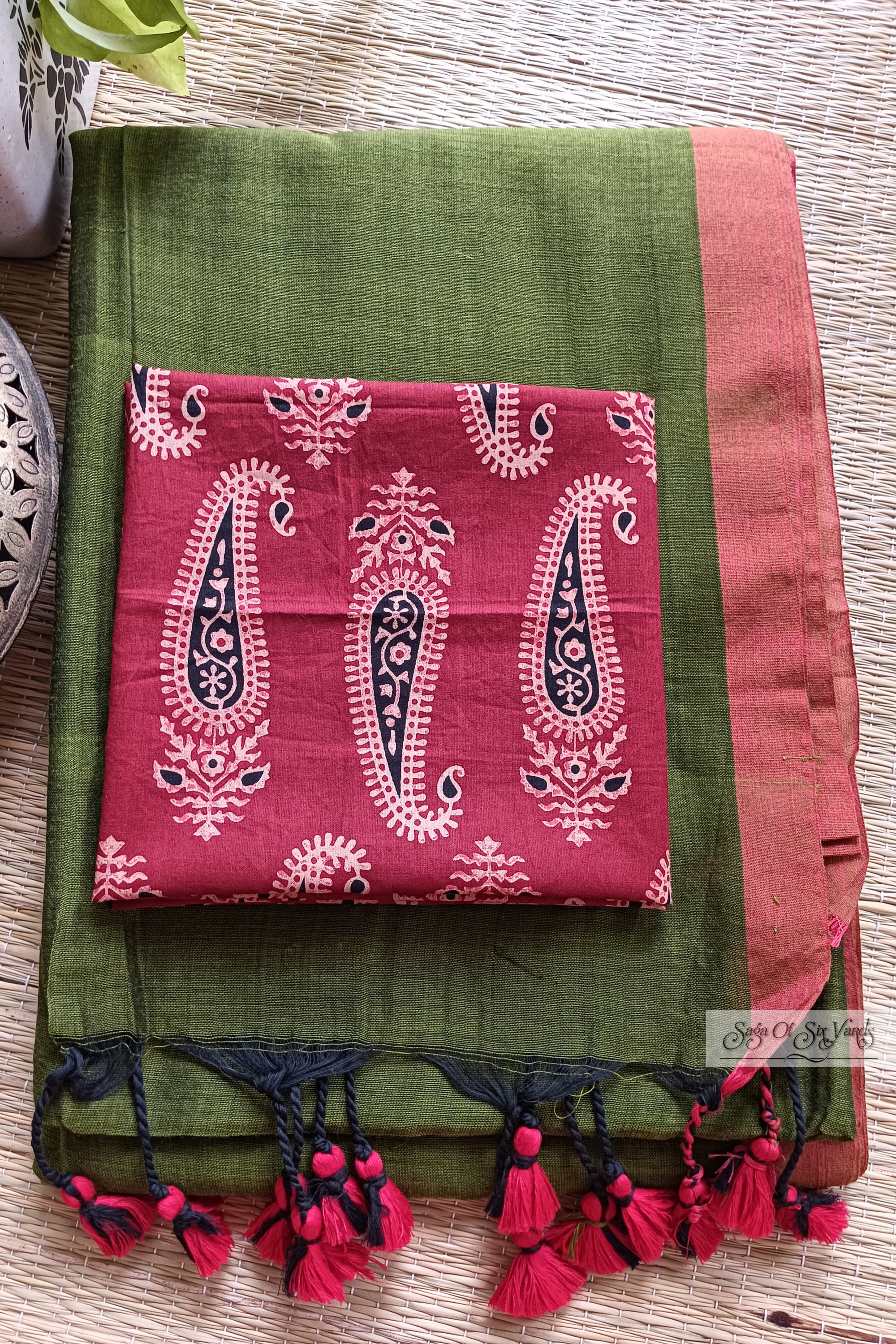 PREMIUM 500 DIRHAM MEHNDI GREEN COTTON main image 1