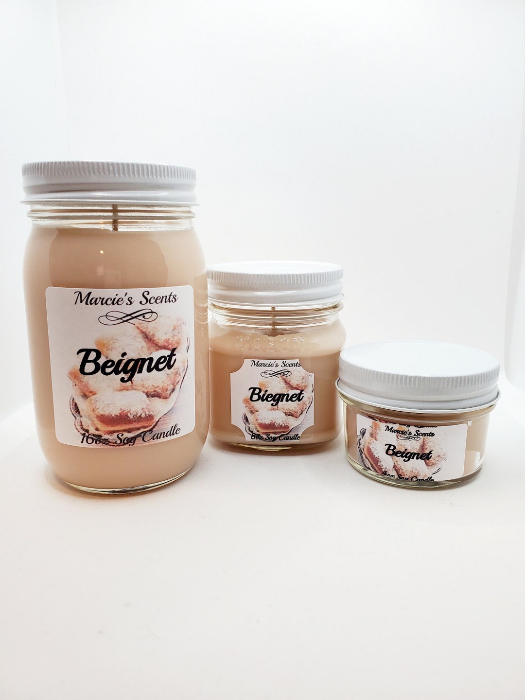 Beignet Coconut Soy Candle Etsy 