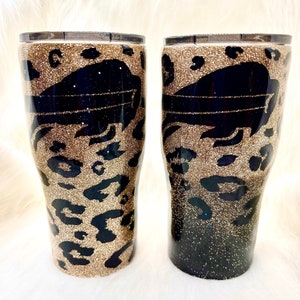 Buffalo bills luipaardprint Ombré zwart/gouden beker