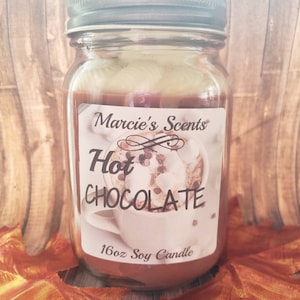 Hot Chocolate 16oz 100% Soy candle