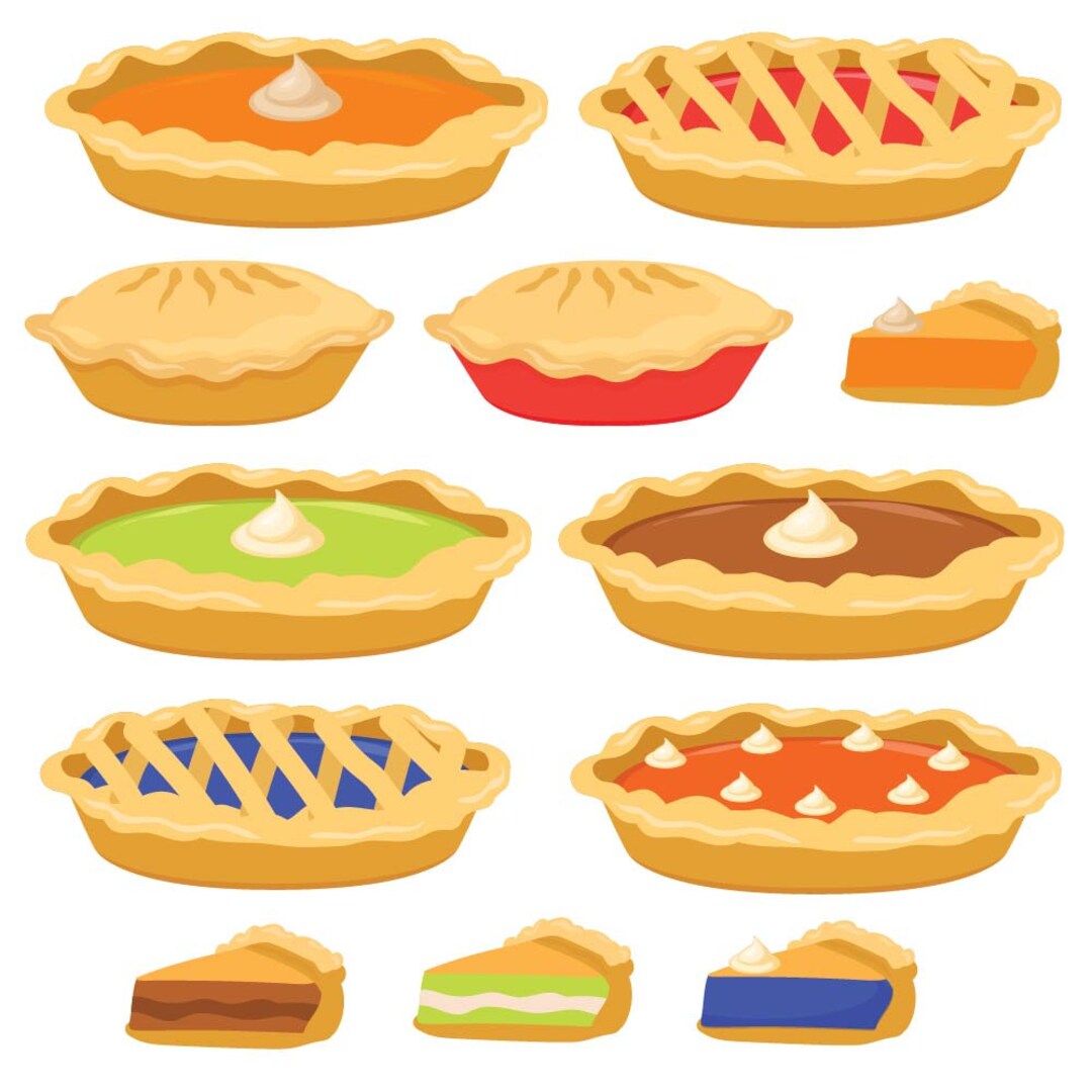 Buy Pies Clipart, Digital Clipart Instant Download PNG Files Included Online in India - Etsy