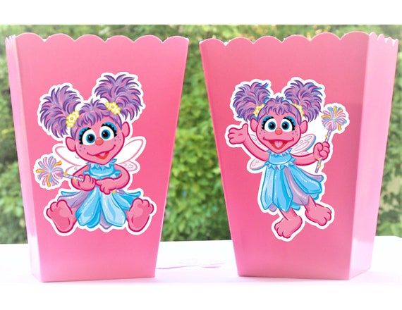8 ABBY CADABBY Treat Boxes, Abby Cadabby Party Supplies, Abby Cadabby Party Favors, Abby Cadabby Popcorn Boxes, Abby Cadabby Party Decor. Il_570xn