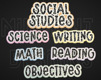 Classroom Magnets- Colorful Composition