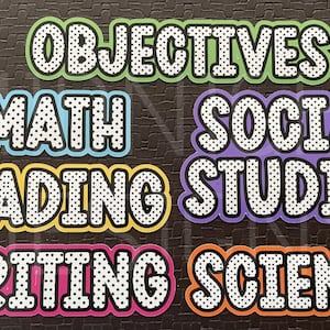 Classroom Magnets- BOLD AND BRIGHT