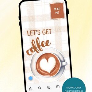 Digital Coffee Invites