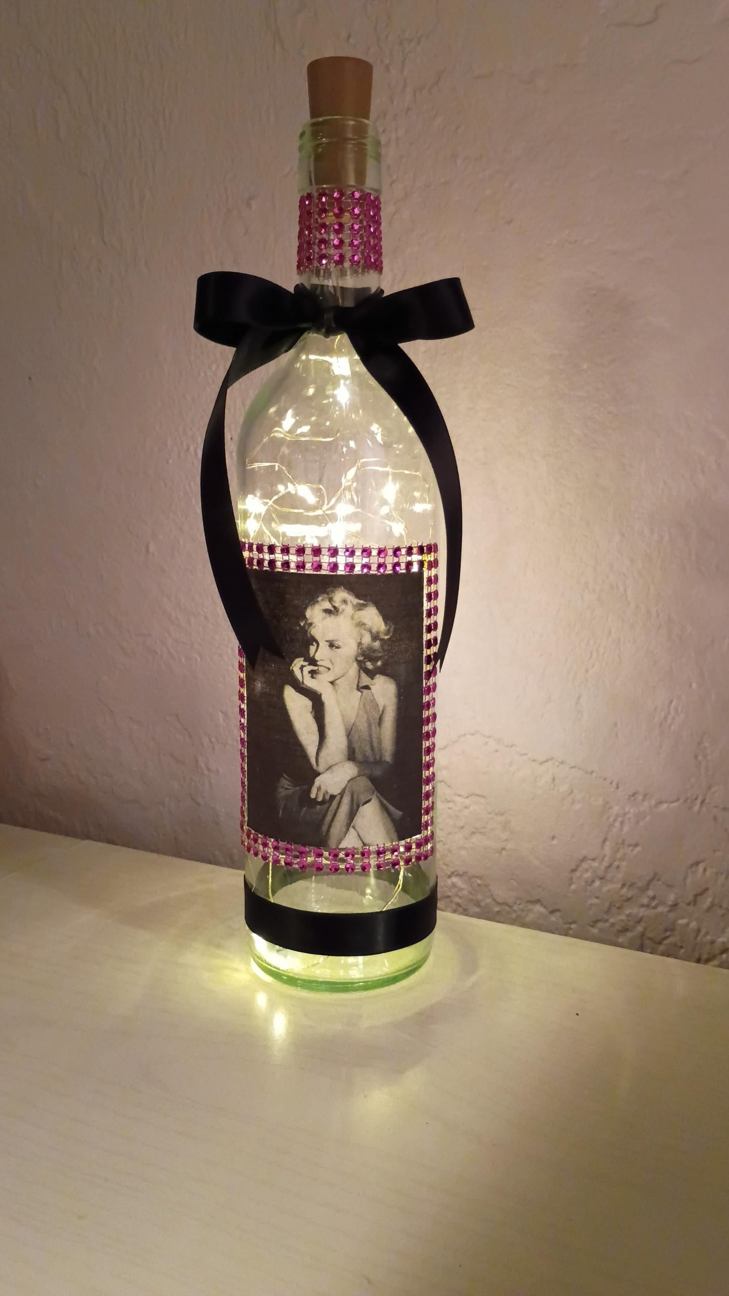 Marilyn Monroe Wine Bottle - Etsy