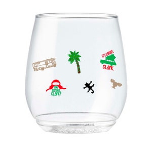 Christmas Vacation plastic cups/ ugly sweater party/ dirty santa gift/ white elephant gift/ griswolds/ stocking stuffers/ party favors