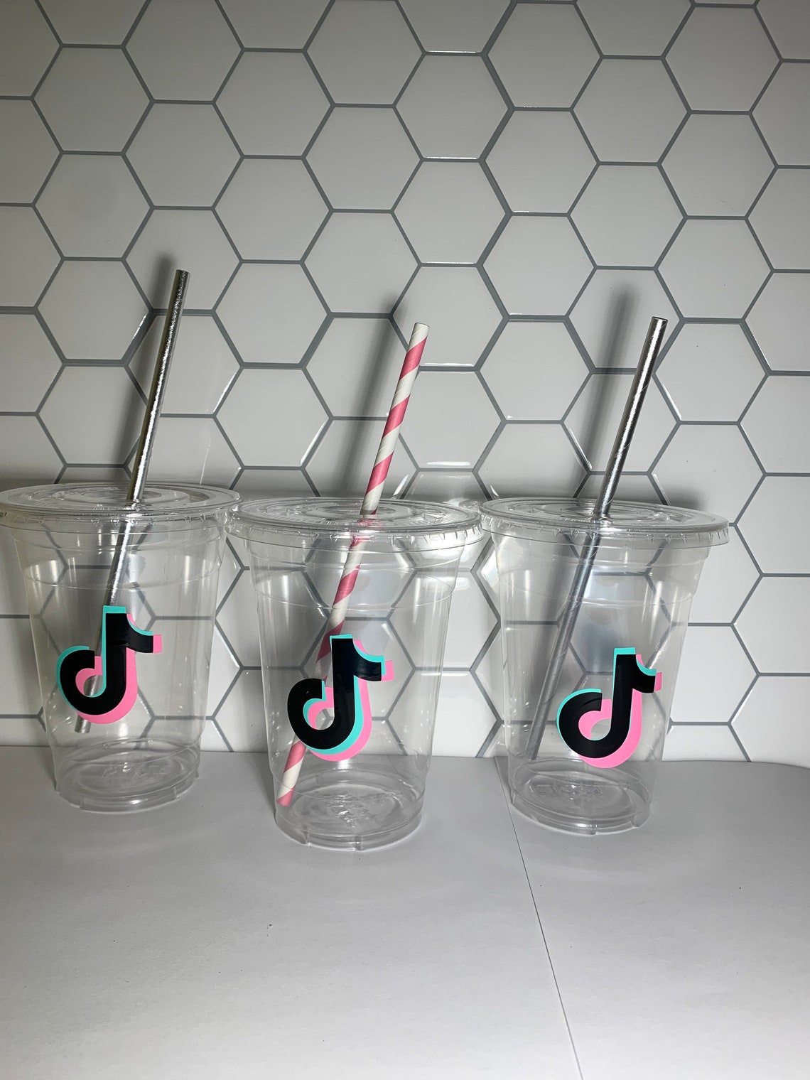 Tiktok party cups/ tik Tok birthday/ tiktok party supplies/ Etsy