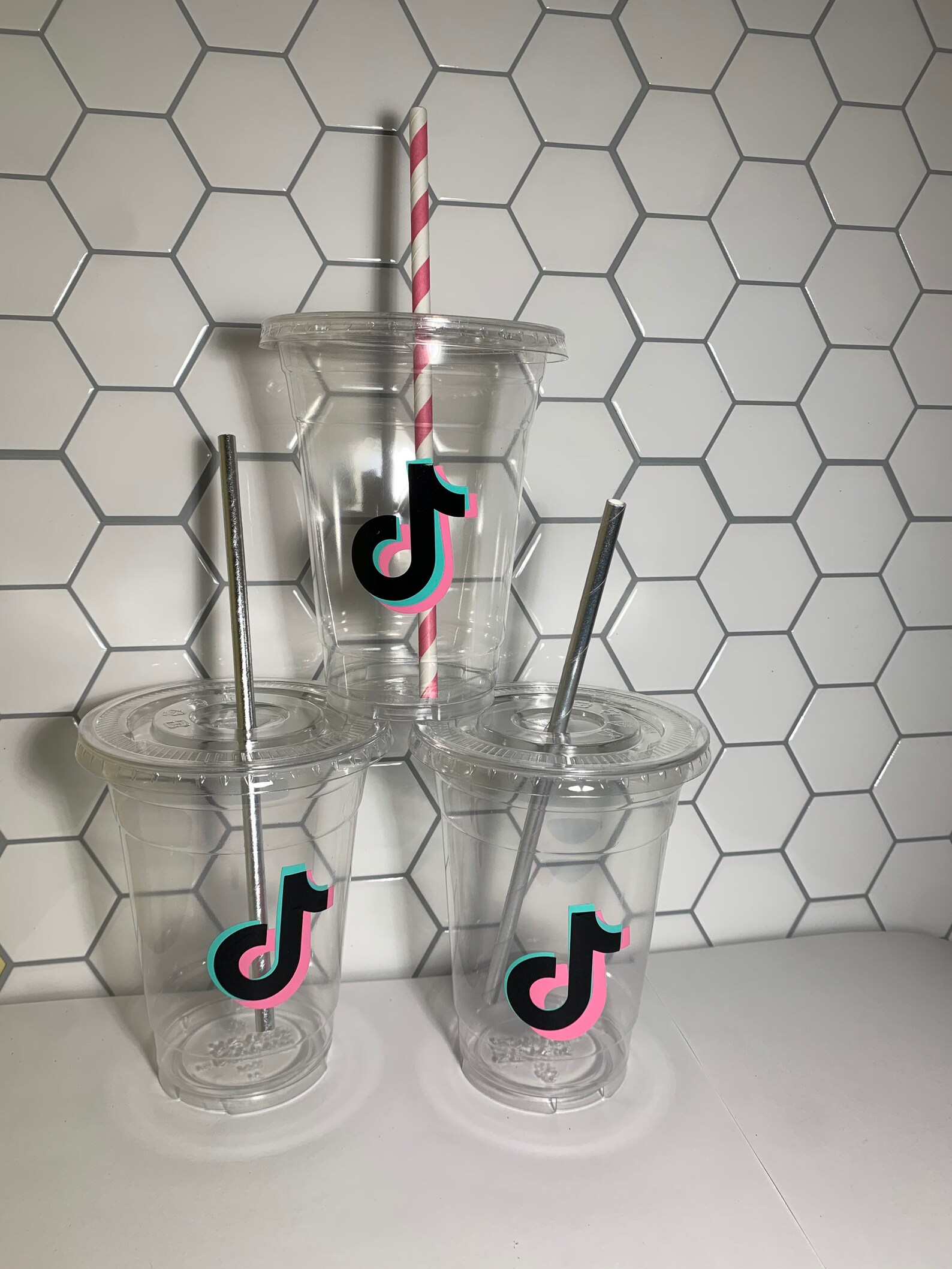 Tiktok party cups/ tik Tok birthday/ tiktok party supplies/ Etsy