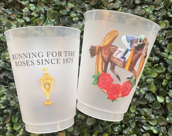 Run for the roses cups/derby day decor/derby party cups