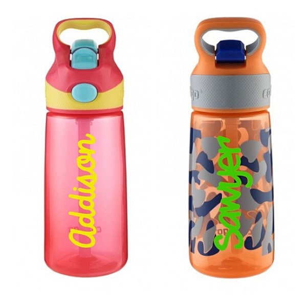 Contigo kids water bottle decals/ decal DIY, water bottle sticker, water bottle decal, name sticker, name label/ back to school decals