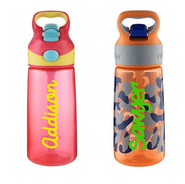 Contigo Kids Water Bottle Decals/ Decal DIY, Water Bottle Sticker, Water  Bottle Decal, Name Sticker, Name Label/ Back to School Decals 