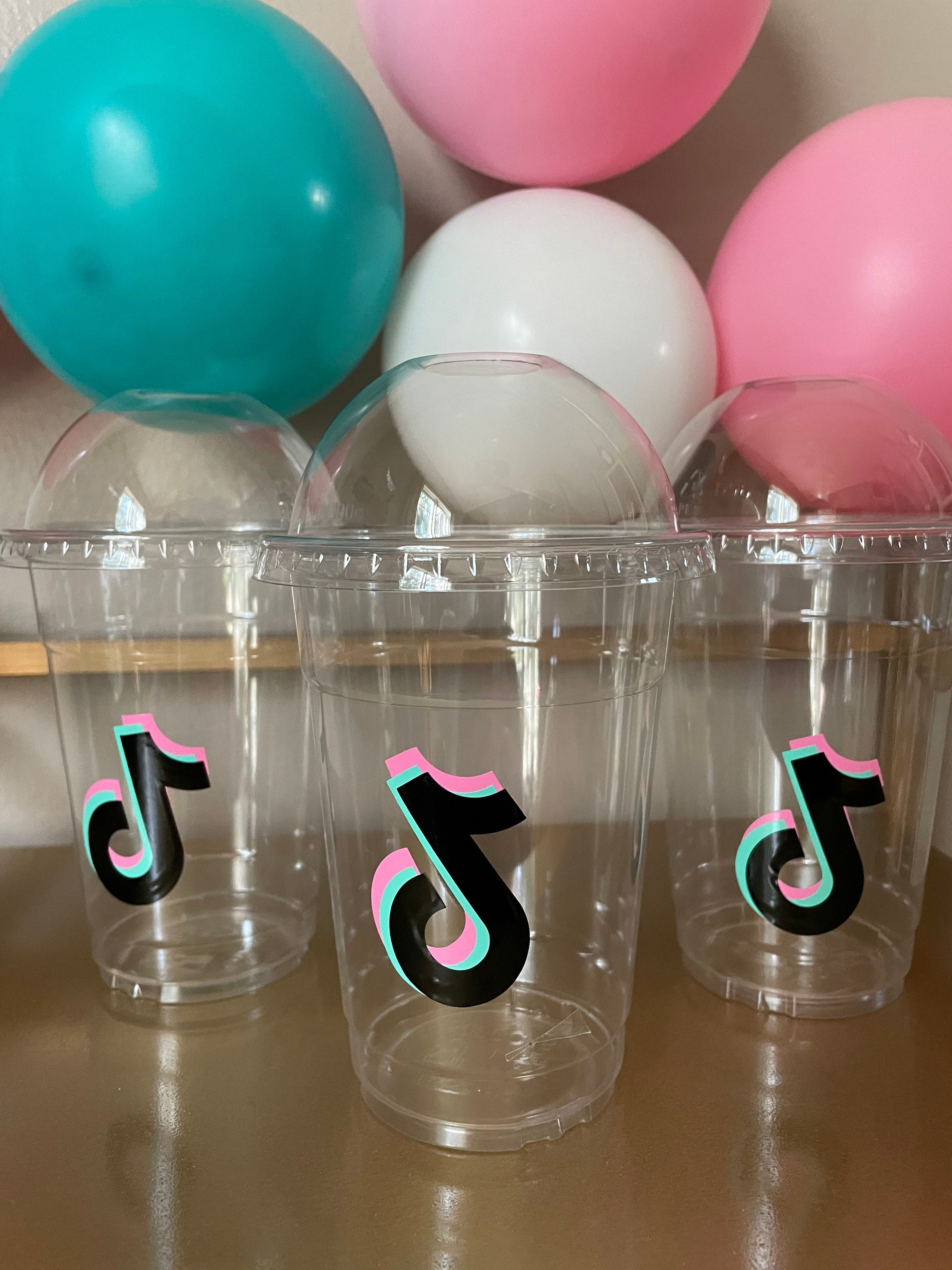 Tiktok Party Cups/ Tik Tok Birthday/ Tiktok Party Supplies/ Etsy