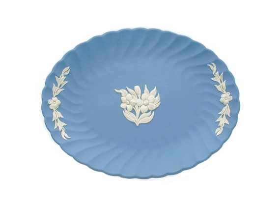 Jasper resin oval tray