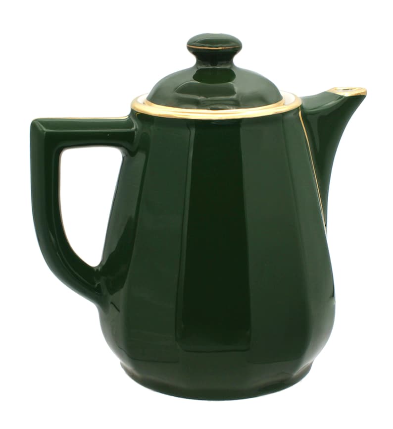 Apilco Green Large Coffee Pot 1st Quality Apilco Bistro Etsy