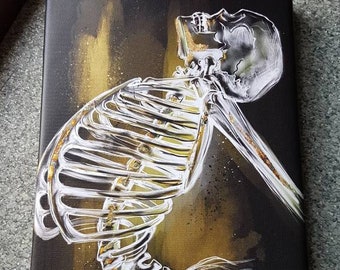 Canvas 20 x 30 cm "Bone Gold"