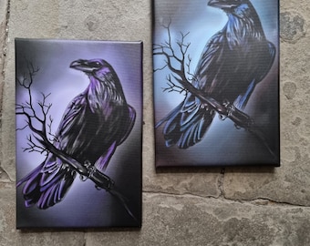 Canvas 20 x 30 cm "Raven"