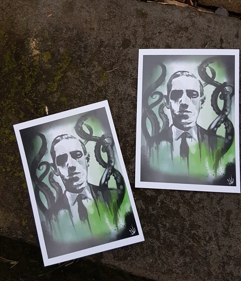 Postkarte Lovecraft Bild 1