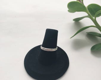 Floral Stacking Ring | Sterling Silver