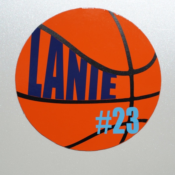 Personalized Basketball Magnet