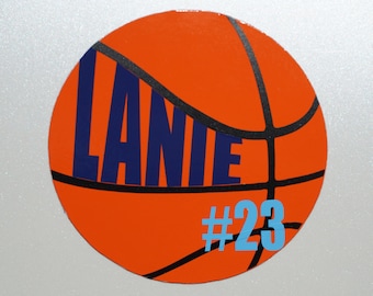 Personalized Basketball Magnet