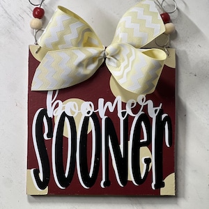 Oklahoma Sooners Ornament Plaque