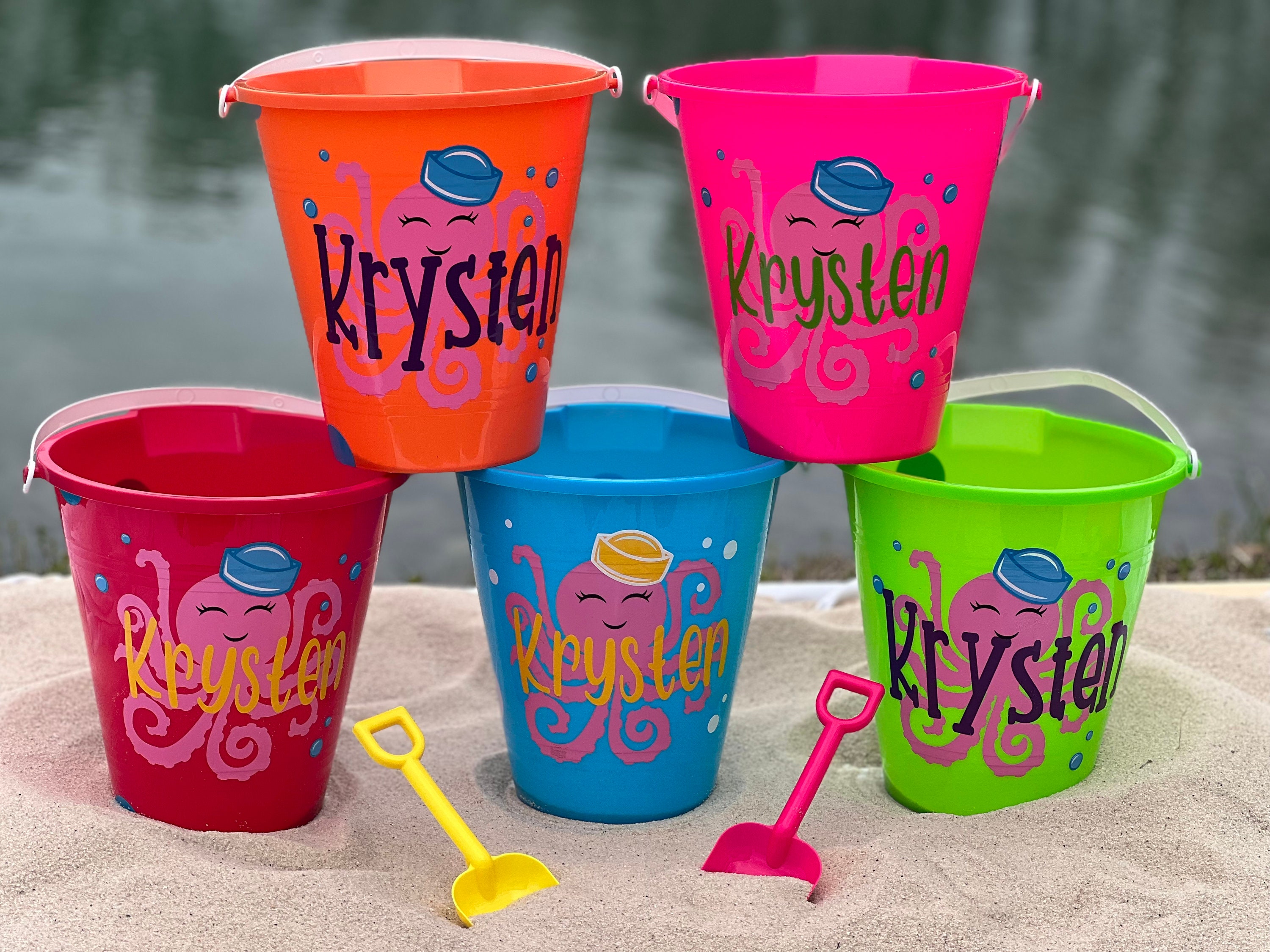 Sand Toys Sand Castle Beach Buckets Dollar Tree Personalized