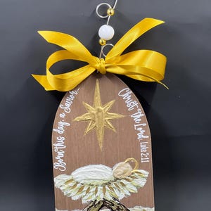 Born This Day A Savior Ornament - Etsy