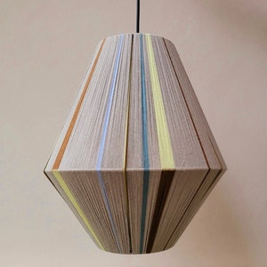 ON HOLD- cotton yarn wrapped lampion wire lampshade