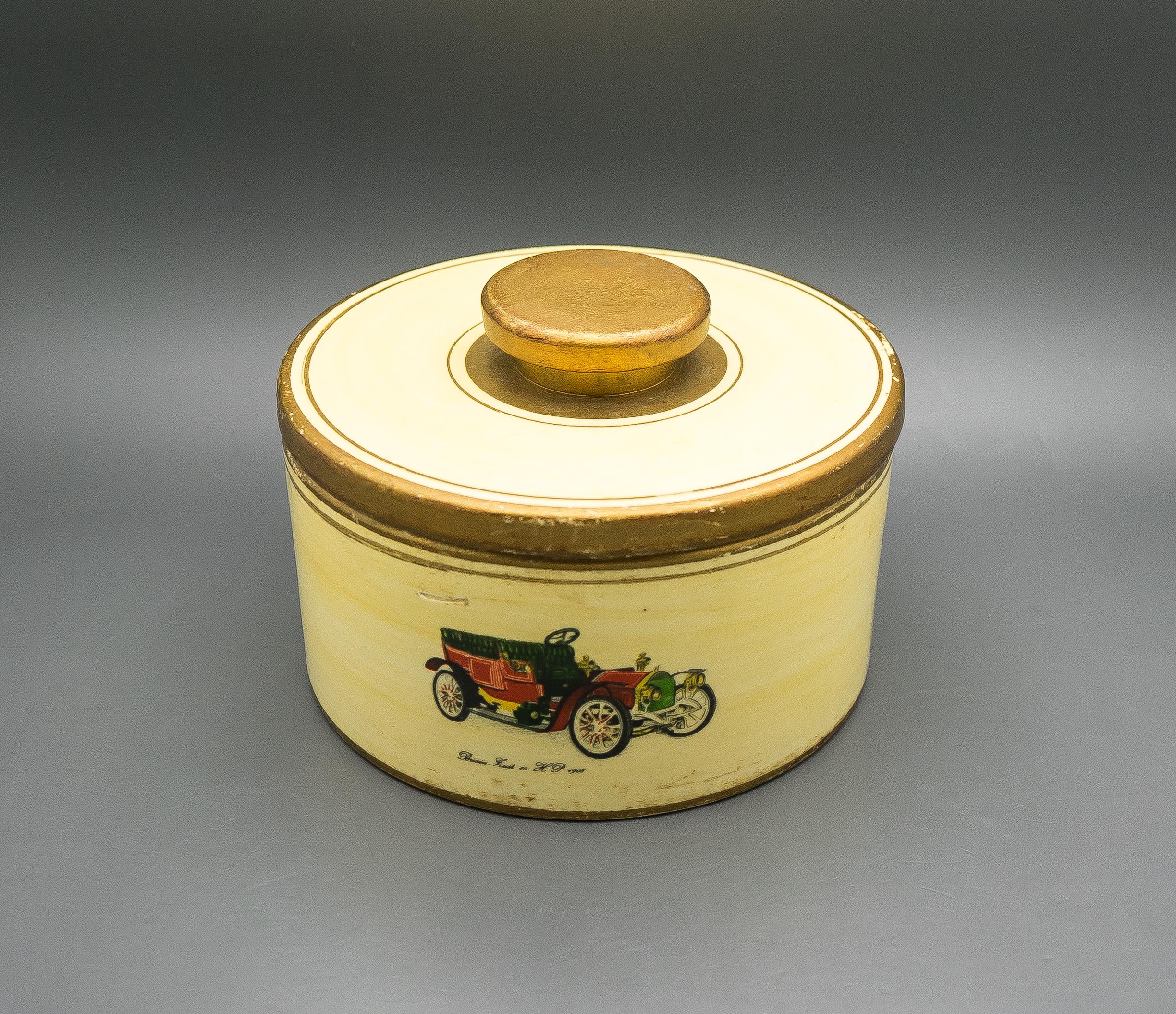 Vintage Mid-century (or Earlier) Comoy's of London / Italy Ceramic Tobacco  Humidor Jar – Old-timey Cars – Estate Piece