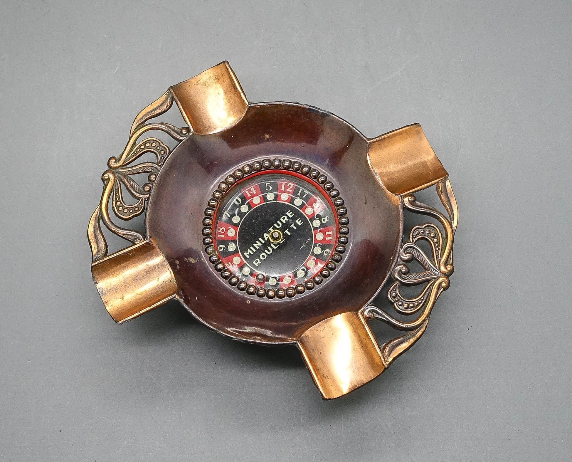 Ornate Copper Roulette Game Ashtray Cigar / Pipe Rest / Etsy