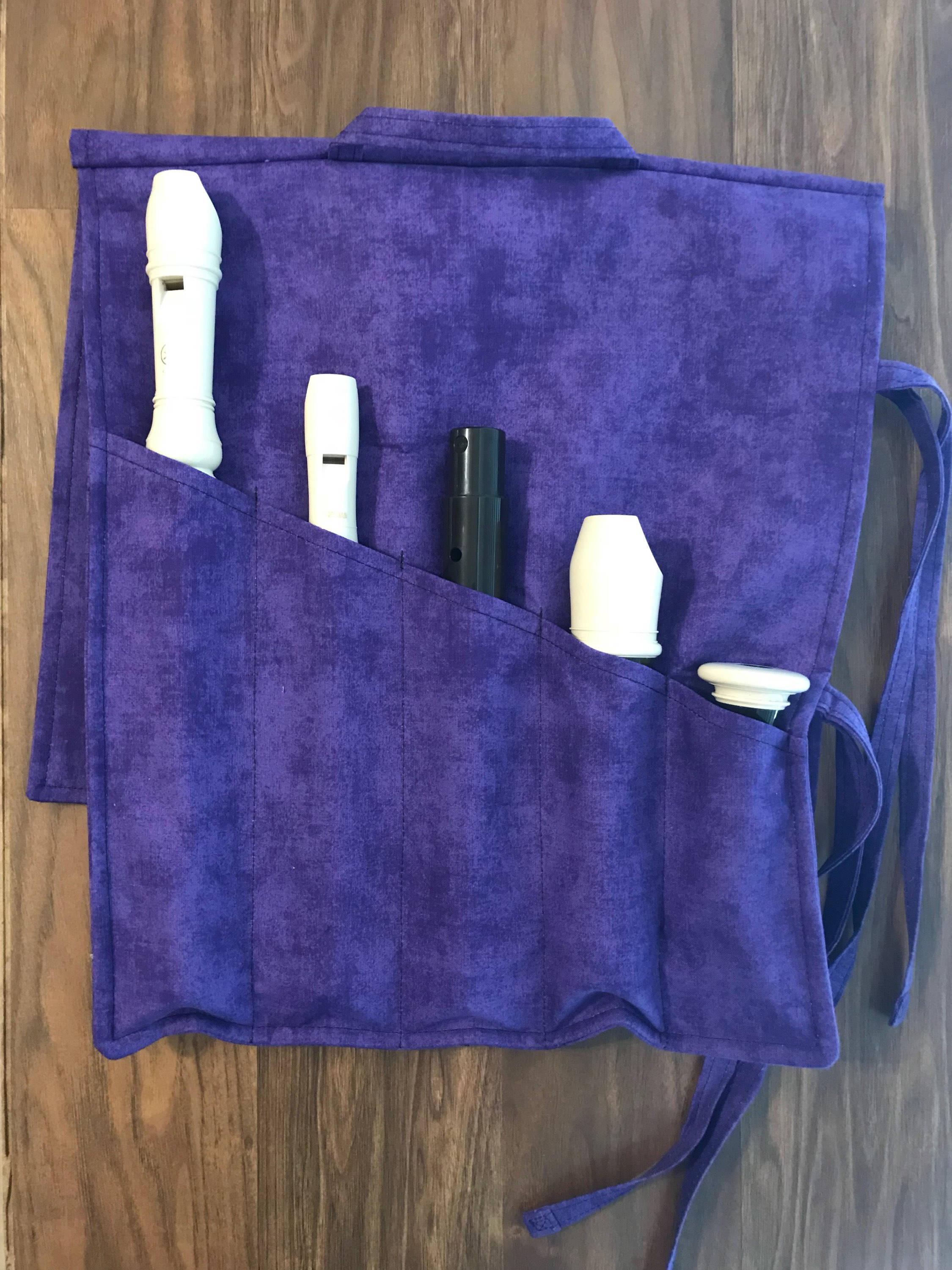 Choose Color Alto Recorder Roll Case Multi Recorder Bag Etsy