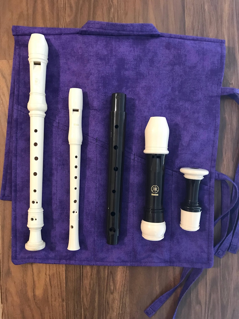 Choose Color Alto Recorder Roll Case Multi Recorder Bag Etsy