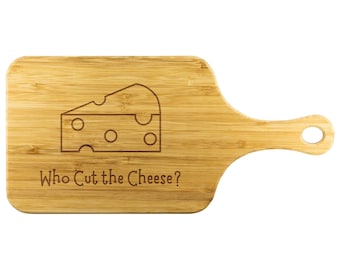 Top Selling Who Cut The Cheese Funny Novelty Cutting Board