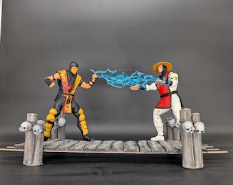 Mortal Kombat Stage  -  Action Figure Display (figures not included)