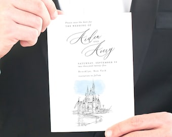 Disney World Castle Save the Dates, STD, Fairytale Wedding, Florida, Cinderella's Castle Save the Date Cards (set of 25)