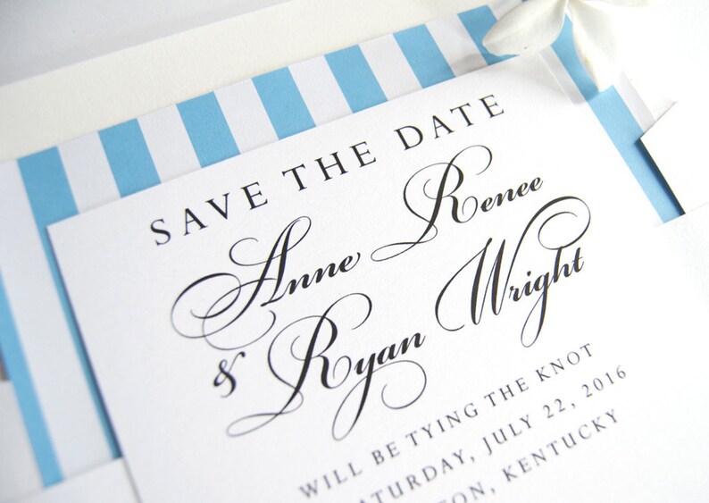Lexington Kentucky Wedding Save the Date Cards Skyline Save Etsy