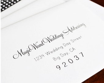 Guest Addressing for Wedding Invitation Envelopes (Sold in sets of 10)