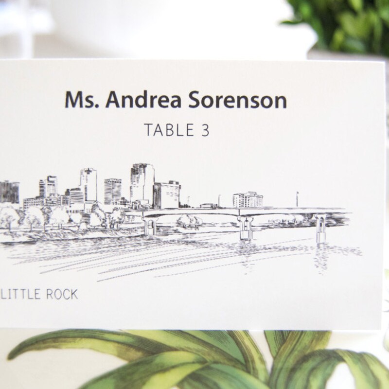 Rock Place Card - Etsy