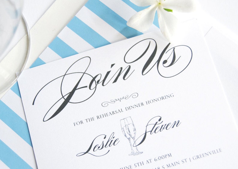 Greenville Skyline Rehearsal Dinner Invitations South Etsy