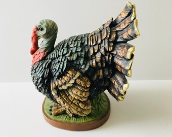 Turkey, Chrisdon Turkey, Thanksgiving Turkey, Centerpiece, Resin Turkey