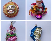 Christopher Radko Ornaments, Two Face, Baby 39 s First Christmas, Santa, Madonna Child