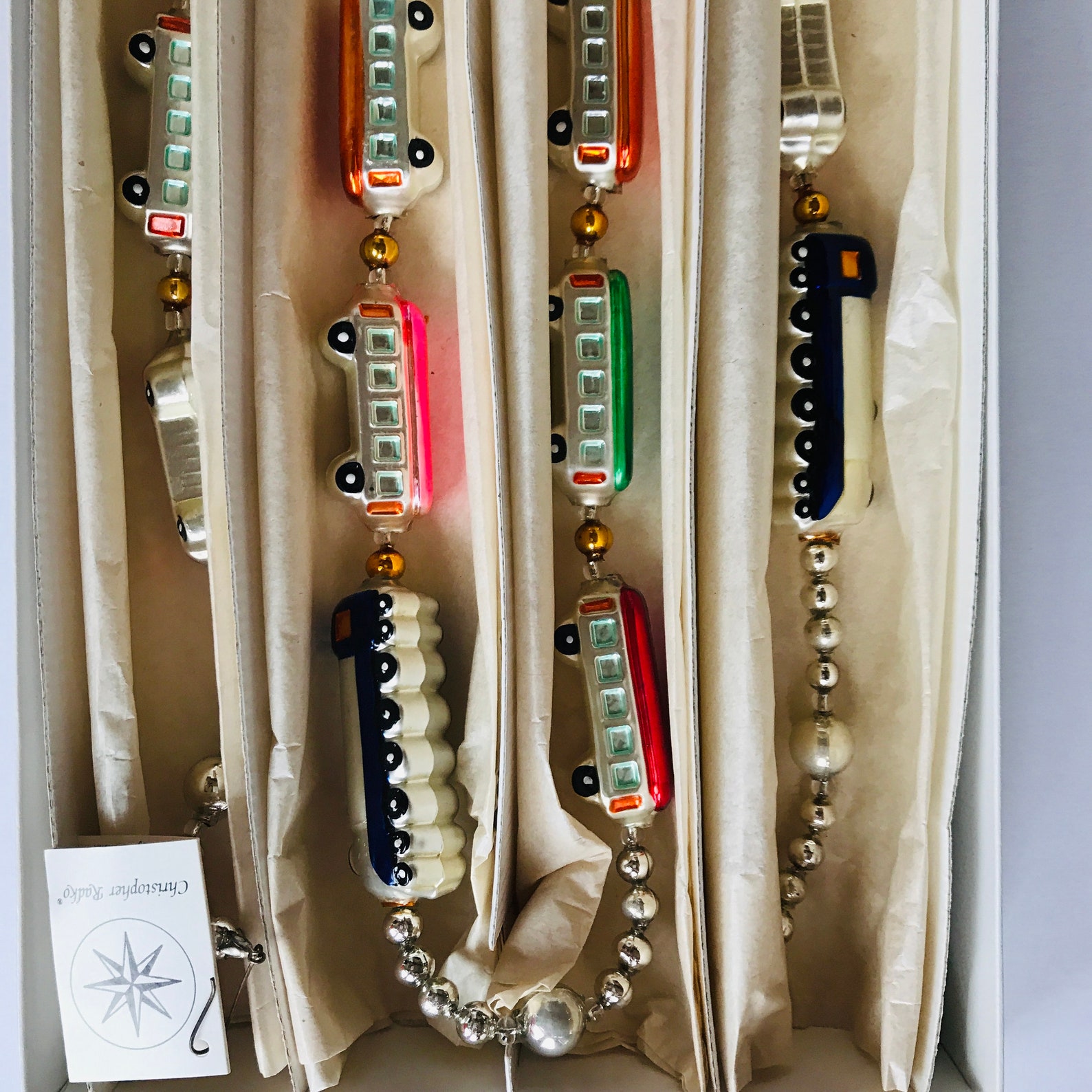 Christopher Radko Garland Christmas Express Train Garland Etsy