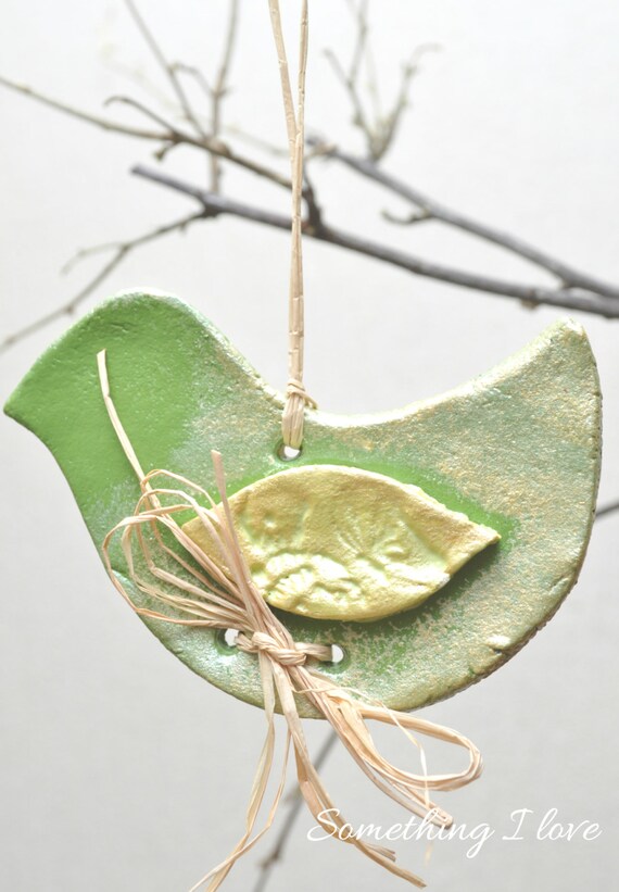 Items similar to Beautiful handmade bird ornament on Etsy