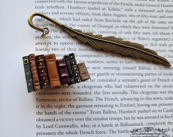Bookmark-Book-Page marker-Miniature books-Leather books-Gift-Present-Reading Lover-Bookmarks-Set-Library-Librarian-For her-For him-Love-Care