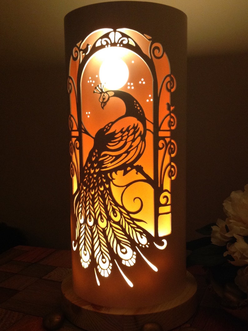 Peacock side lamp main image 0