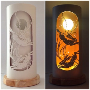 Moon Hares Table Lamp