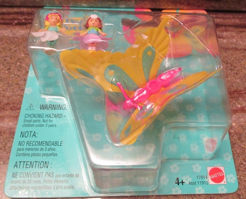 17914 1998 Bluebird Toys c - Playset Collectible Toy Vintage POLLY POCKET BUTTERFLYER Mariposa New in Pkg